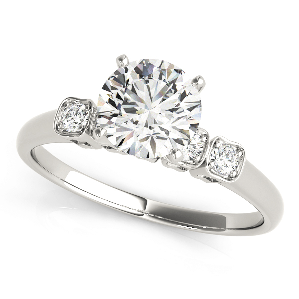 Amazing Wholesale Jewelry - Peg Ring Engagement Ring 23977050222-E