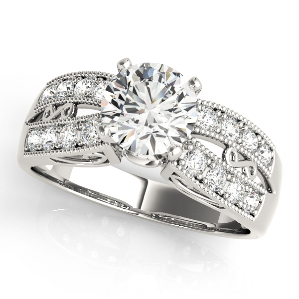 Amazing Wholesale Jewelry - Peg Ring Engagement Ring 23977050286-E