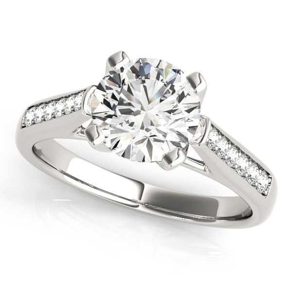 Amazing Wholesale Jewelry - Round Engagement Ring 23977050297-E