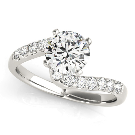 Amazing Wholesale Jewelry - Peg Ring Engagement Ring 23977050361-E-A