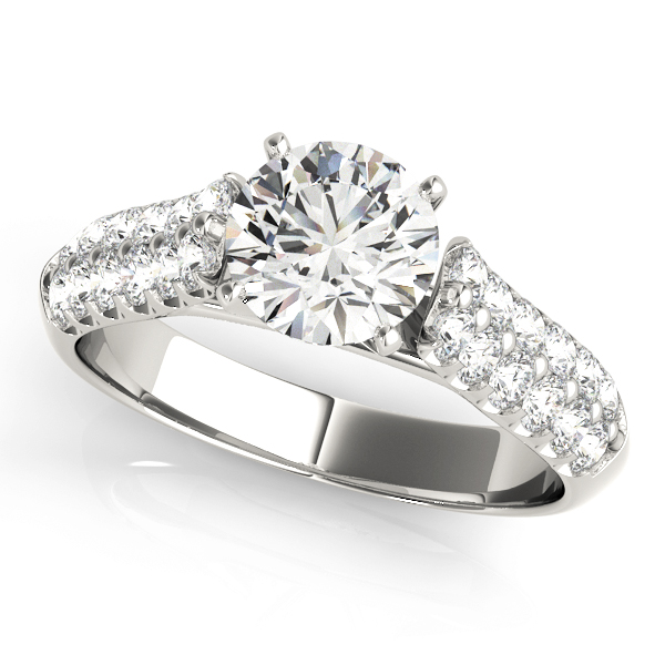 Amazing Wholesale Jewelry - Peg Ring Engagement Ring 23977050365-E-A