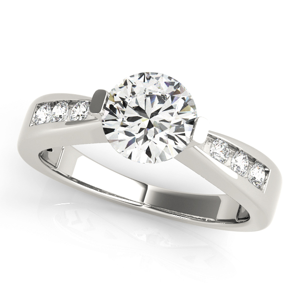 Amazing Wholesale Jewelry - Round Engagement Ring 23977050373-E