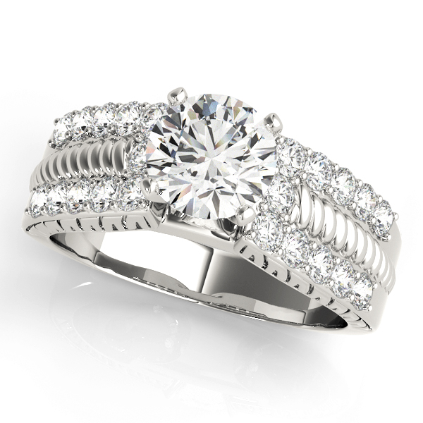 Amazing Wholesale Jewelry - Peg Ring Engagement Ring 23977050411-E