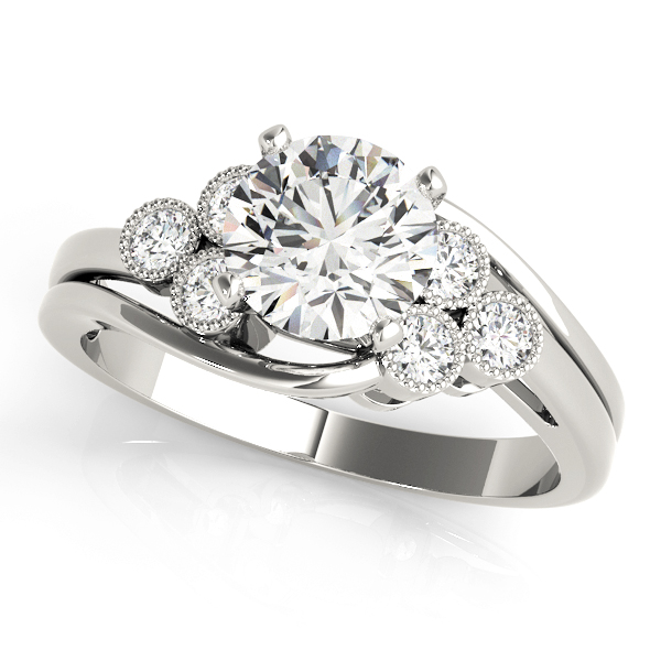 Amazing Wholesale Jewelry - Peg Ring Engagement Ring 23977050430-E
