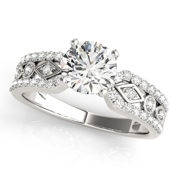 Amazing Wholesale Jewelry - Peg Ring Engagement Ring 23977050457-E