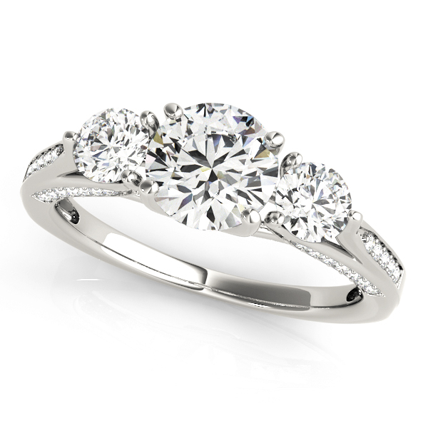 Amazing Wholesale Jewelry - Round Engagement Ring 23977050477-E