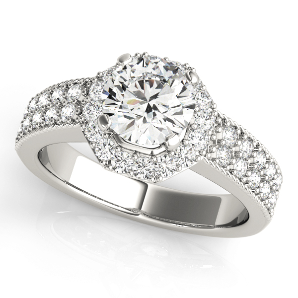 Amazing Wholesale Jewelry - Peg Ring Engagement Ring 23977050494-E