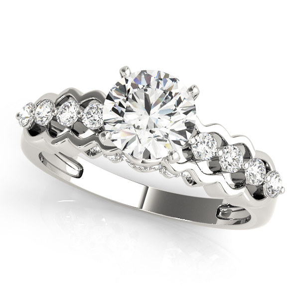 Amazing Wholesale Jewelry - Peg Ring Engagement Ring 23977050526-E