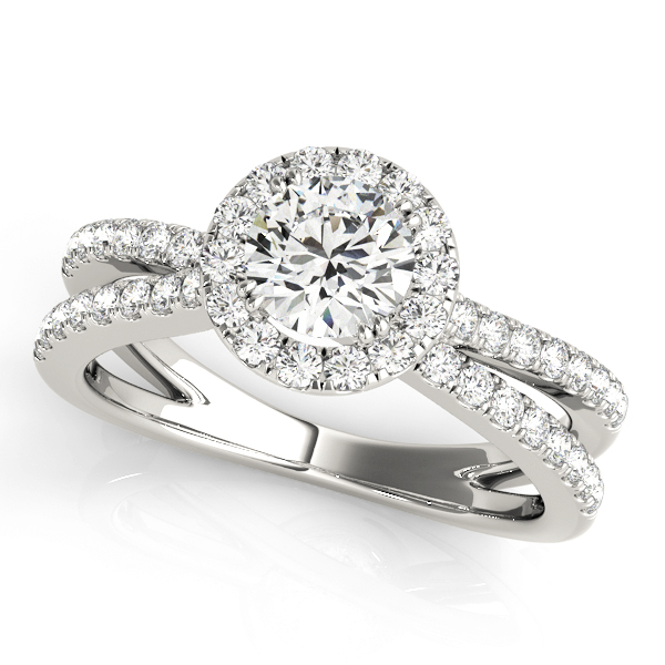 Amazing Wholesale Jewelry - Round Engagement Ring 23977050531-E-A