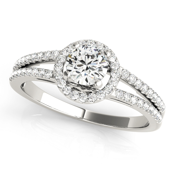 Amazing Wholesale Jewelry - Peg Ring Engagement Ring 23977050550-E-A