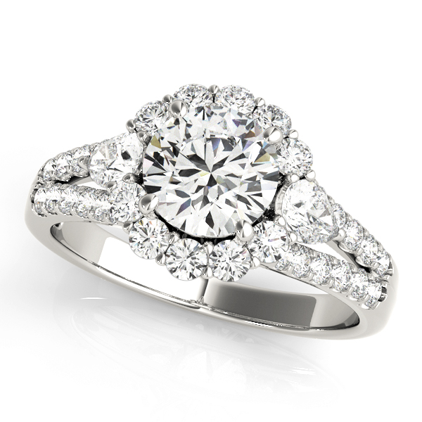 Amazing Wholesale Jewelry - Round Engagement Ring 23977050585-E