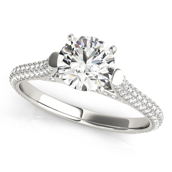 Amazing Wholesale Jewelry - Peg Ring Engagement Ring 23977050604-E-B