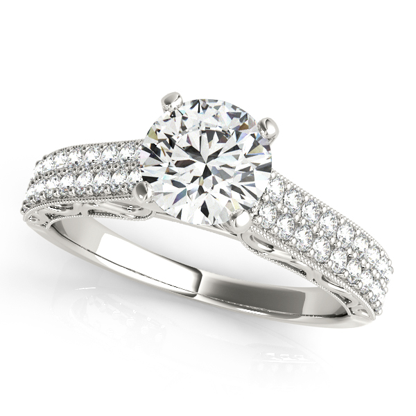 Amazing Wholesale Jewelry - Peg Ring Engagement Ring 23977050618-E