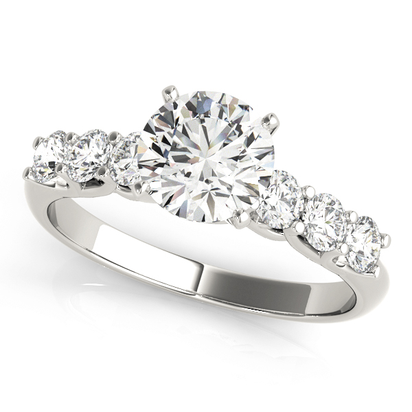 Amazing Wholesale Jewelry - Peg Ring Engagement Ring 23977050641-E-.10