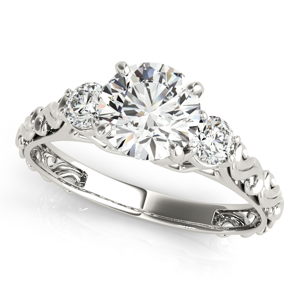 Amazing Wholesale Jewelry - Peg Ring Engagement Ring 23977050647-E