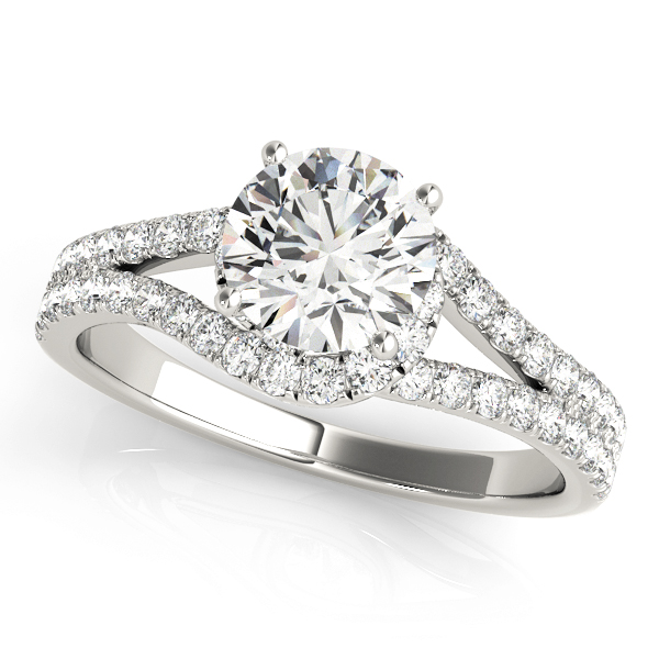Amazing Wholesale Jewelry - Round Engagement Ring 23977050663-E-1