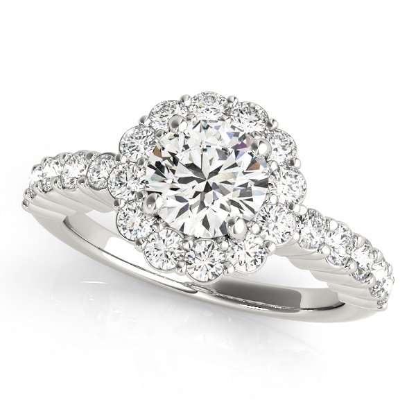 Amazing Wholesale Jewelry - Round Engagement Ring 23977050830-E