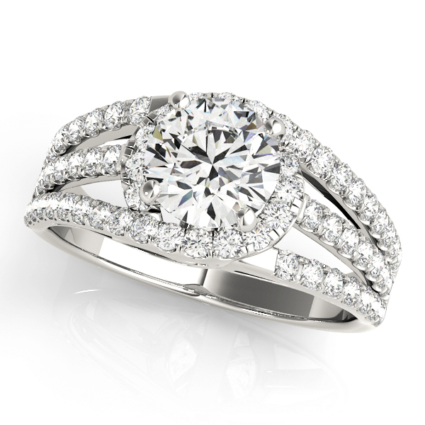 Amazing Wholesale Jewelry - Peg Ring Engagement Ring 23977050846-E-B