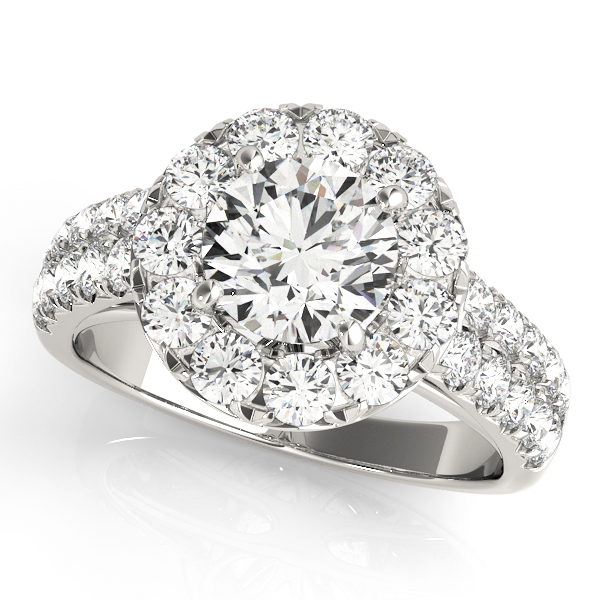 Amazing Wholesale Jewelry - Peg Ring Engagement Ring 23977050847-E-C