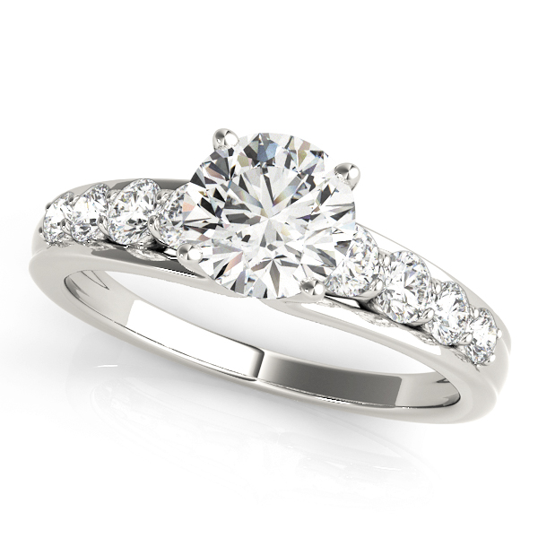 Amazing Wholesale Jewelry - Round Engagement Ring 23977050864-E