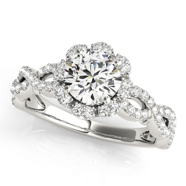 Amazing Wholesale Jewelry - Round Engagement Ring 23977050870-E