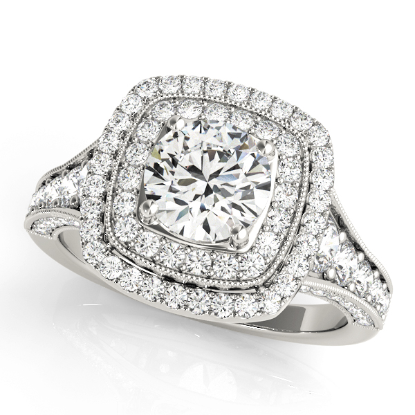 Amazing Wholesale Jewelry - Round Engagement Ring 23977050871-E-1
