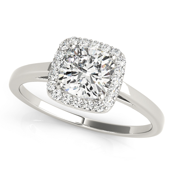 Amazing Wholesale Jewelry - Cushion Engagement Ring 23977050918-E-6