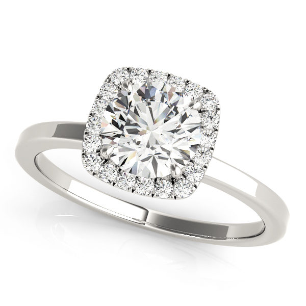Amazing Wholesale Jewelry - Round Engagement Ring 23977050924-E-5/8