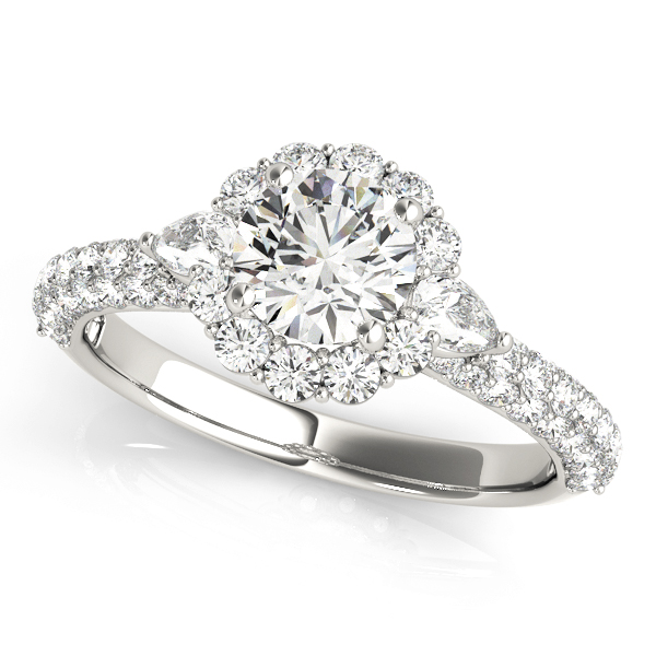 Amazing Wholesale Jewelry - Round Engagement Ring 23977050934-E