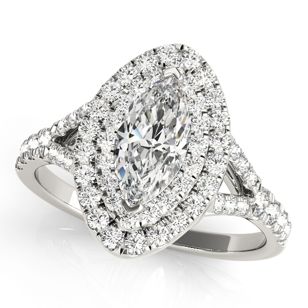 Amazing Wholesale Jewelry - Marquise Engagement Ring 23977050949-E-7X3.5
