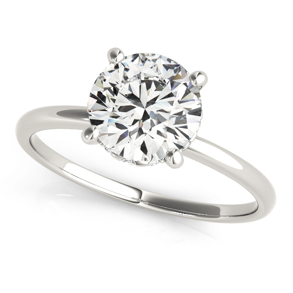 Amazing Wholesale Jewelry - Round Engagement Ring 23977050975-E-1