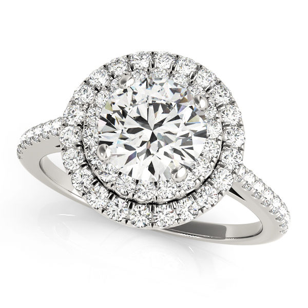 Amazing Wholesale Jewelry - Round Engagement Ring 23977050986-E