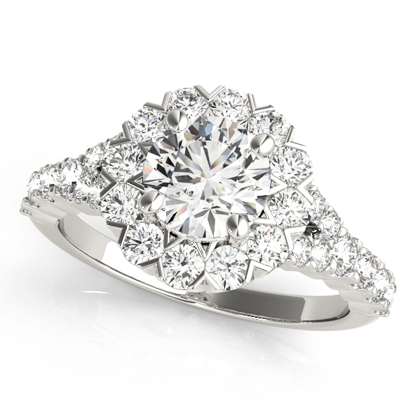 Amazing Wholesale Jewelry - Round Engagement Ring 23977050998-E