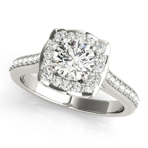 Amazing Wholesale Jewelry - Round Engagement Ring 23977051035-E-1/3