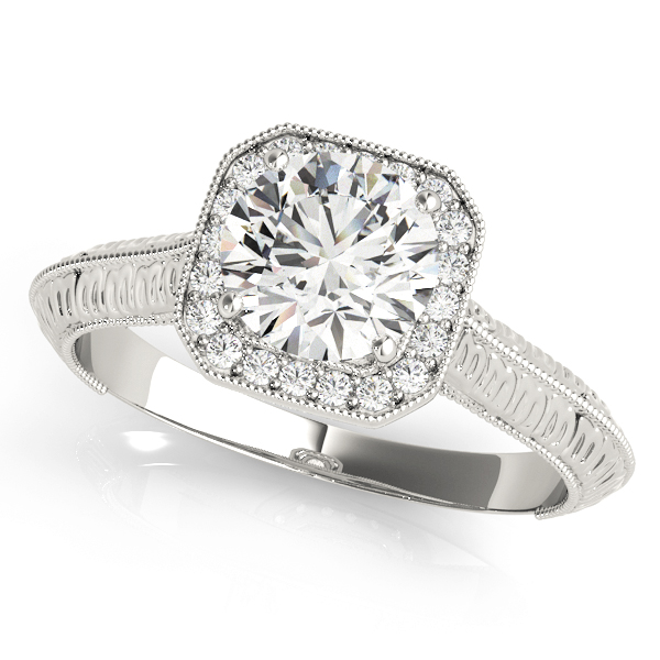 Amazing Wholesale Jewelry - Round Engagement Ring 23977051046-E