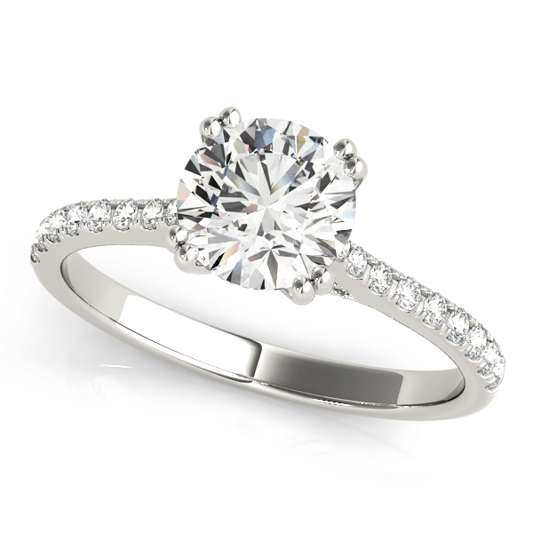 Amazing Wholesale Jewelry - Round Engagement Ring 23977051048-E