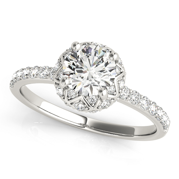 Amazing Wholesale Jewelry - Round Engagement Ring 23977051053-E