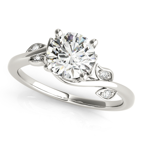 Amazing Wholesale Jewelry - Round Engagement Ring 23977051111-E-3/4