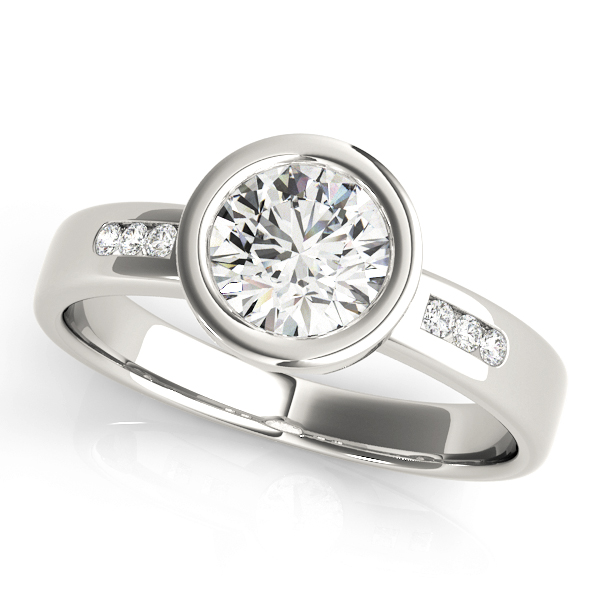 A1 Jewelers - Round Engagement Ring 23977081843-A