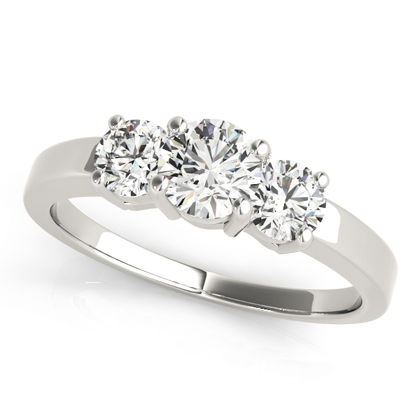 Amazing Wholesale Jewelry - Round Engagement Ring 23977081980-B