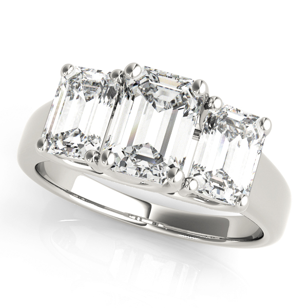 Amazing Wholesale Jewelry - Emerald Cut Engagement Ring 23977081986-1/2