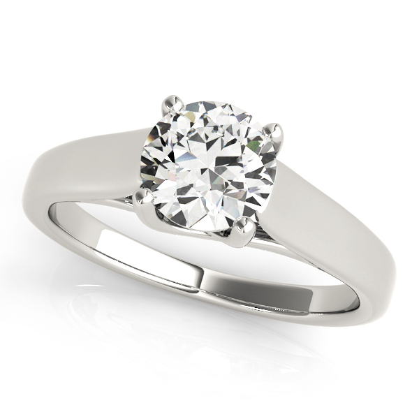 Amazing Wholesale Jewelry - Round Engagement Ring 23977082385-3/4-TT