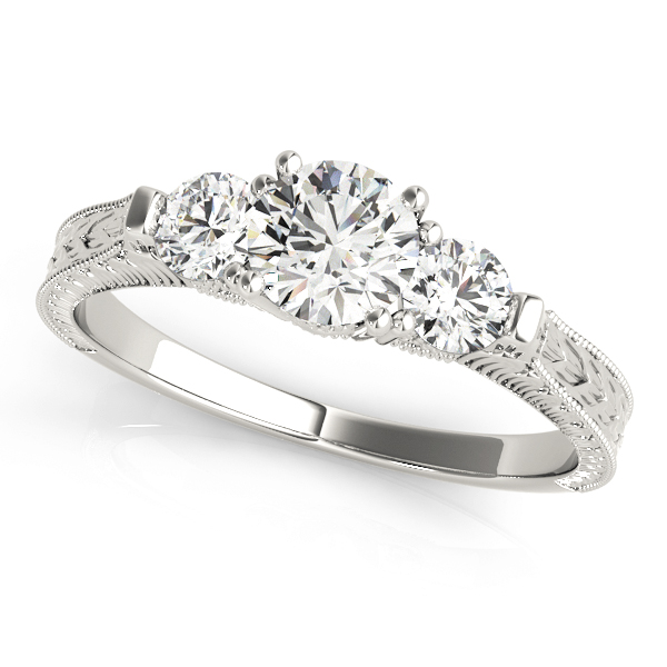 Amazing Wholesale Jewelry - Round Engagement Ring 23977082393-A