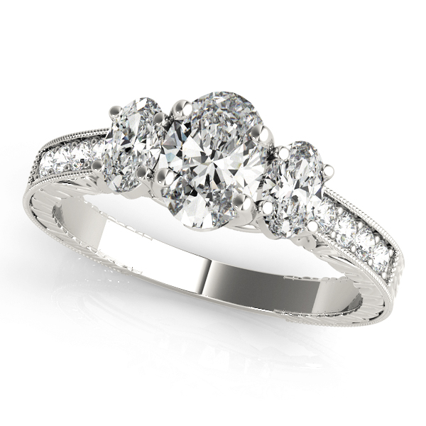 Amazing Wholesale Jewelry - Oval Engagement Ring 23977082818-C