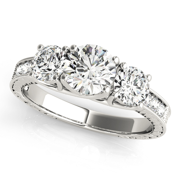 Amazing Wholesale Jewelry - Round Engagement Ring 23977082820-C