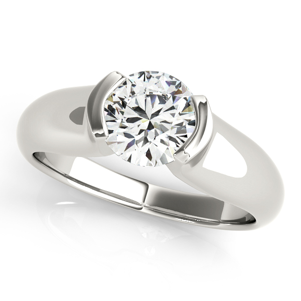 Amazing Wholesale Jewelry - Round Engagement Ring 23977083343-1/4