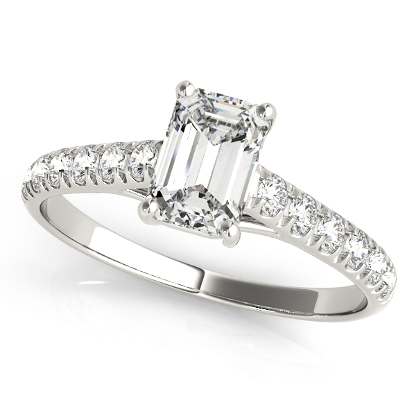 A1 Jewelers - Emerald Cut Engagement Ring 23977083438-5X3