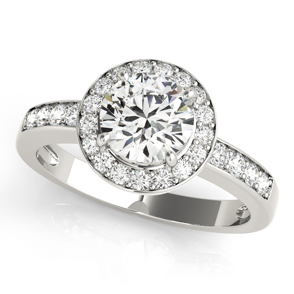 Amazing Wholesale Jewelry - Round Engagement Ring 23977083443-1/4
