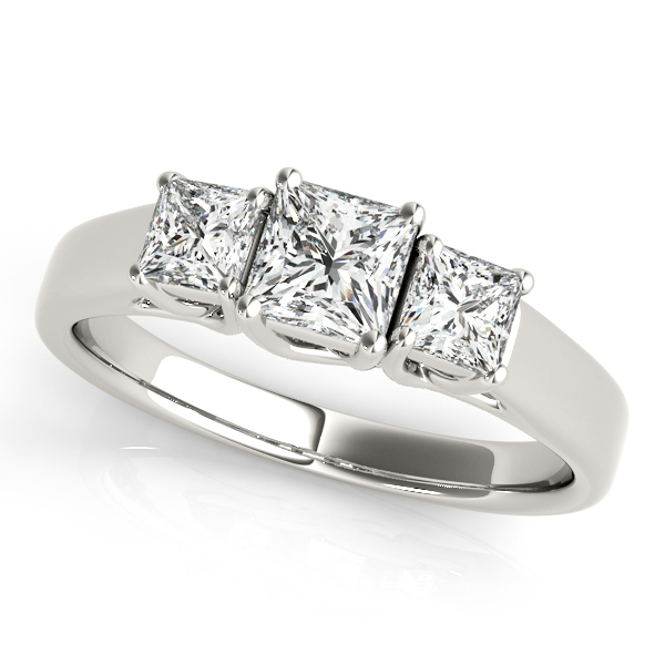 Amazing Wholesale Jewelry - Square Engagement Ring 23977083477-3/4
