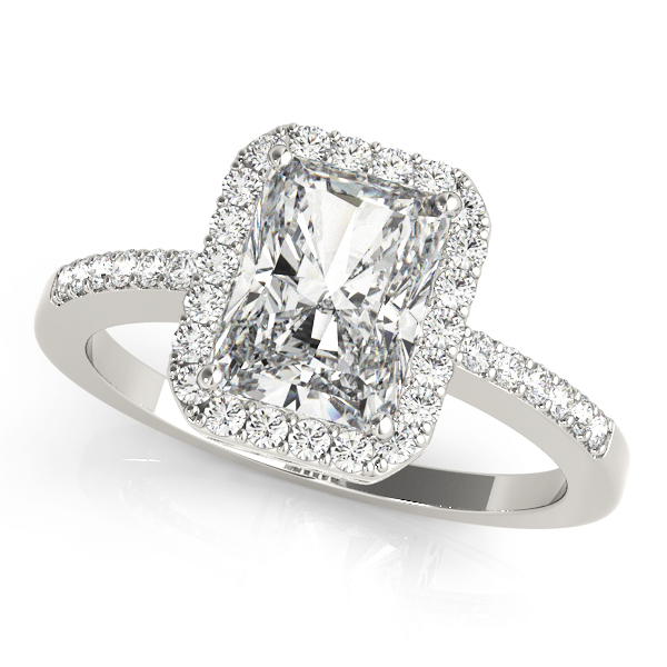 Amazing Wholesale Jewelry - Emerald Cut Engagement Ring 23977083495-6X4